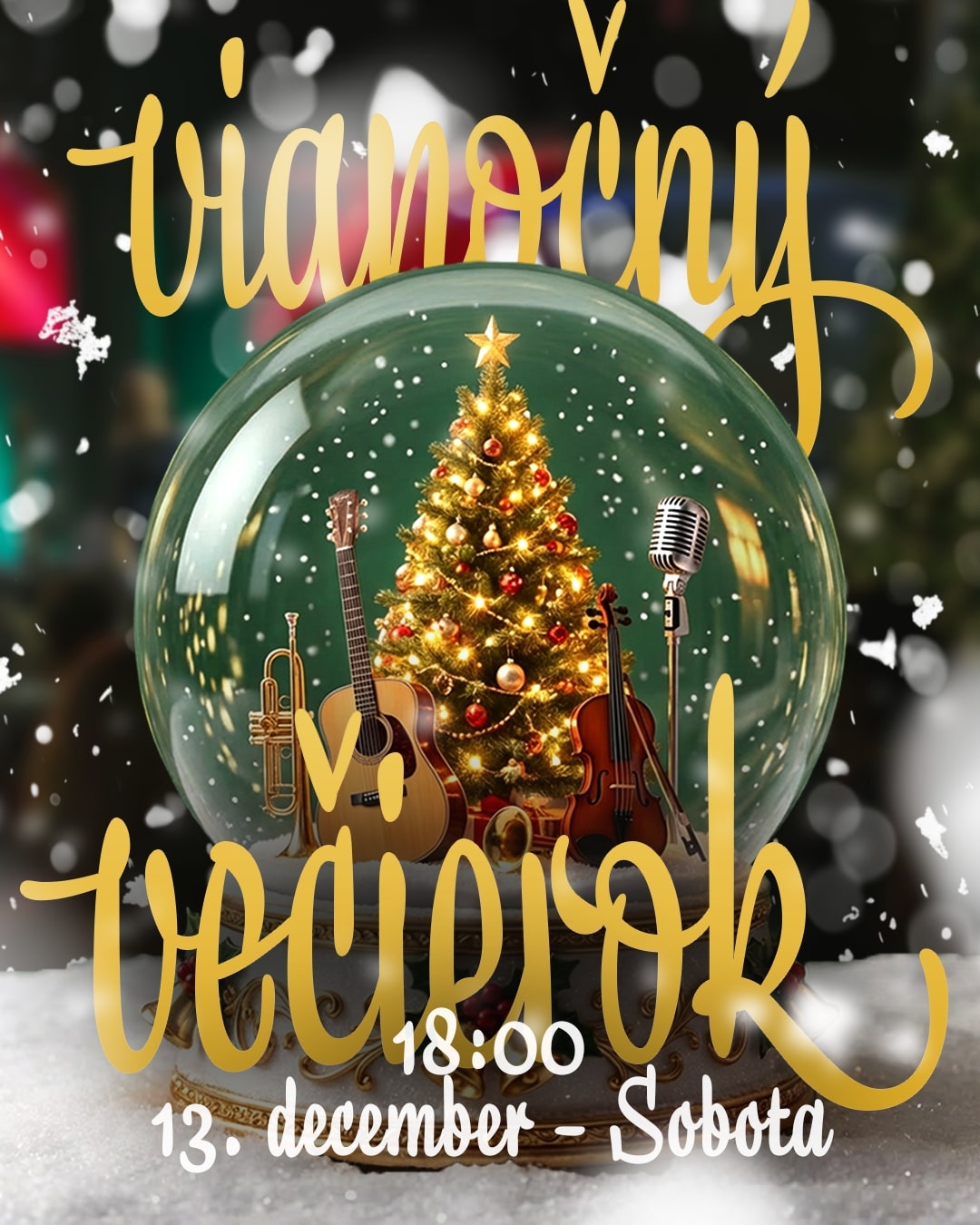 Kresťanské spoločenstvo Martin - Vianočný večierok v Martine 2025