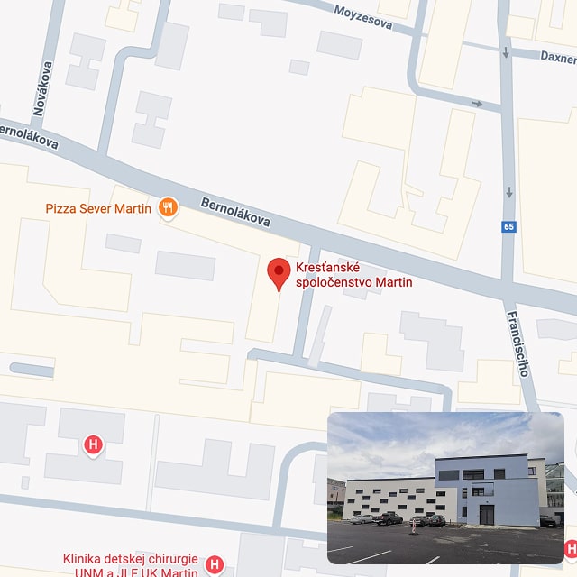 Adresa kresťanského spoločenstva Martin